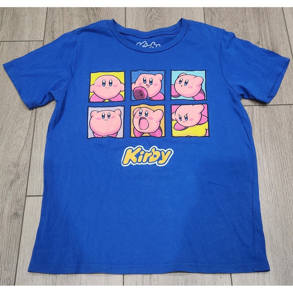 Kirby Nintendo Graphic TShirt Short Sleeve‎ Kids Youth Size Medium